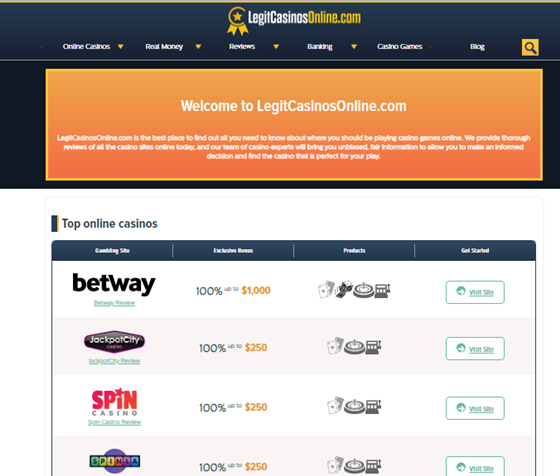 Design: Casinos online design